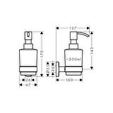 Hansgrohe Logis Universal Sıvı Sabunluk