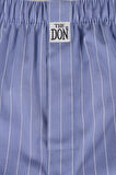 The DON Poplin Erkek Boxer Fırtına Mavisi Çizgili