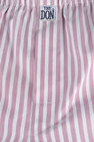 The DON Poplin Erkek Boxer Pembe Parma Çizgili
