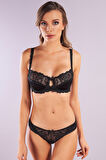 Golshan Giselle Half Padded Bra,Siyah Toparlayıcı  Konforlu ve Şık Sütyen