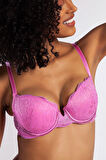 Golshan G.Colors Balconette Foam Push Up Bra, Koyu Pembe Konforlu ve Şık Sütyen