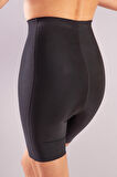 Golshan Girdle  Hight Waist Coton Short Corset,Siyah Toparlayıcı Yüksek Bel Uzun Paça Korse