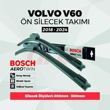 Volvo V60 Cross Country Iı Mar. 2018-2024 Bosch Aerotwin Ön Silecek Takımı