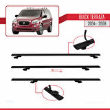Buick Terraza CXL 2004-2008 Arası ile Uyumlu BASIC Model Ara Atkı Tavan Barı Siyah 2 Adet