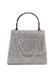 Gümüş Taşlı Abiye çanta. Gümüş Kadın Abiye Çanta. Gümüş Abiye Çanta. Davet Gece Clutch Çanta.