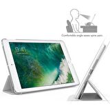 Apple iPad Mini 1.2.3. Nesil Uyumlu Fuchsia Smart Cover Standlı Katlanabilir Akıllı 1-1 Tablet Kılıfı