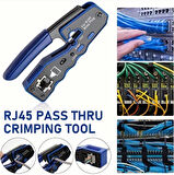 RJ45 SIKMA PENSESİ CAT5E CAT6 CAT6A 8P8C MODÜLER KONNEKTÖR