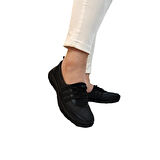 Voyager 8278 Siyah Hakiki Deri Çok Hafif Kadın Ayakkabı