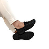 Voyager 8278 Siyah Hakiki Deri Çok Hafif Kadın Ayakkabı