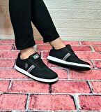 U.S Polo Kares Siyah-Beyaz Sneaker Spor Ayakkabı