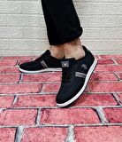 U.S Polo Kares Siyah-Beyaz Sneaker Spor Ayakkabı