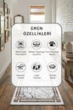 Ayça Vizon Yıkanabilir Kaymaz Taban Dijital Baskılı Yolluk Halı Vizon