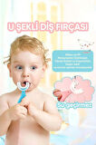 Banyo Bebek Diş Fırçası U şeklinde Ortodontik Bebek Diş Fırçası Çocuk Diş Macunu Misvak Basamak