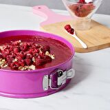 Karaca Süper 2'li Kek Kalıbı Seti Gri Fuşya 28/24 Cm
