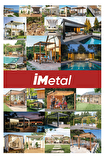 İmetal Sarar Duvardan Tek Bölümlü Hazır Ahşap Pergola Bağlantı Seti 90x90  mm Ahşaplar için