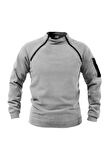 Erkek Polar Outdoor Fermuarlı Kombat Tactical Cepli Polar