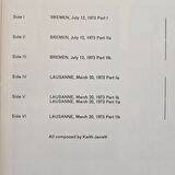 Keith Jarrett – Solo Concerts: Bremen / Lausanne