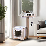 Patihomes XL Lâl Kedi Tırmalama Evi Kedi Tırmalaması
