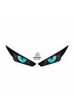 RKS R250 2023 UYUMLU FAR STİCKER MAVİ GÖZ Uyumlu