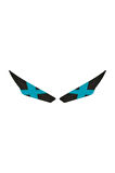 Rks R250 2023 - 2024 Uyumlu Far Sticker X Mavi