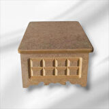 Ahşap Boyanabilir Takı-makyaj-aksesuar Dekoratif Çok Amaçlı Kare Kutu