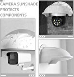 Güvenlik Kamerası ve Kapı Zili Yağmur Güneş Koruyucu Gölgelik Siper Koruyucu Plastik Kılıf Siperlik