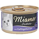 Miamor Pastete Yürekli Yetişkin Kedi Konservesi 85 Gr