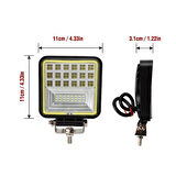 126W CRE Power Led Beyaz Angelli Kare Sis Lambası 42 Ledli