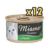 Miamor Pastete Sülün Etli Yetişkin Kedi Konservesi 85 Gr x 12 Adet
