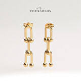Çelik Kadın Küpe, Tiny Model, Gold Renk, No:24