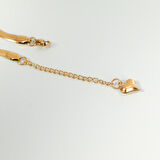 Çelik Kadın Kolye, İtalyan Zincir Model, Gold Renk, No:173