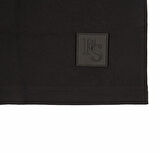 FOURSOLOS Unisex Oversize T-shirt (BLACK) Siyah