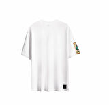 FOURSOLOS Unisex Oversize T-shirt (WHITE) Beyaz