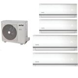 Airfel 4+1 İnverter 9+9+12+12 42000 Btu/h A+++ Enerji Sınıfı R32 İnverter Multi Split Duvar Tipi Klima