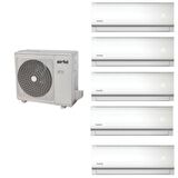Airfel 5+1 İnverter 12+12+12+12+12 42000 Btu/h A+++ Enerji Sınıfı R32 İnverter Multi Split Duvar Tipi Klima