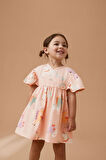Next Baby % 100 Pamuklu Pembe Unicorn Elbise