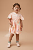 Next Baby % 100 Pamuklu Pembe Unicorn Elbise