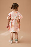 Next Baby % 100 Pamuklu Pembe Unicorn Elbise
