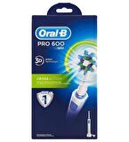 Oral-B Pro 600 Crossaction Şarjlı Elektrikli Diş Fırçası