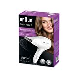 Braun HD180 Satin Hair 1 PowerPerfection 1800 W AC Motor Sıcak ve Soğuk Saç Kurutma ve Fön Makinesi