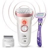 Braun Silk Epil 9 9870 SensoSmart Kablosuz Islak/Kuru Işıklı Şarjlı Epilatör