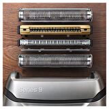 Braun 9 9330s Döner Başlıklı Kablosuz Islak/Kuru Sakal Kesme Makinesi 