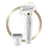 Braun Silk Epil 9 Flex 9002 SensoSmart Kablosuz Islak/Kuru Işıklı Şarjlı Epilatör