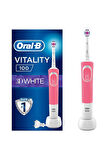 Oral-B D100 Şarj Edilebilir Diş Fırçası 3 Boyutlu Beyazlık Pembe