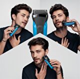 Braun 310 BT 6 Başlıklı Kablosuz Islak/Kuru Sakal 3 in 1 Sakal Kesme Makinesi 