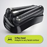 Braun 310 BT 6 Başlıklı Kablosuz Islak/Kuru Sakal 3 in 1 Sakal Kesme Makinesi 