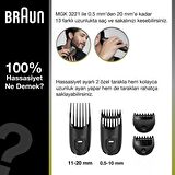 Braun MGK 3221 5 Başlıklı Kablosuz Islak/Kuru Sakal Kesme Makinesi 