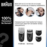 Braun MGK 5245 5 Başlıklı Kablosuz-Şarjlı Islak/Kuru Ense-Sakal-Vücut Çok Amaçlı Tıraş Makinesi 