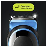 Braun MGK 5245 5 Başlıklı Kablosuz-Şarjlı Islak/Kuru Ense-Sakal-Vücut Çok Amaçlı Tıraş Makinesi 