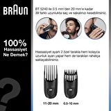 Braun BT 5240 2 Başlıklı Kablosuz Islak/Kuru Saç-Sakal Çok Amaçlı Tıraş Makinesi 
